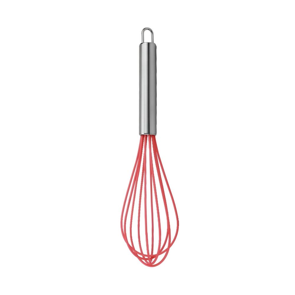 Batedor de Claras com Cabo Inox Havan Casa 25Cm - Vermelho
