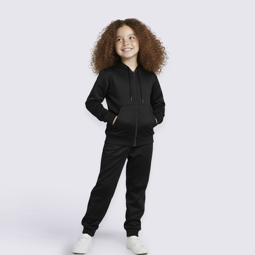 Calça Jogger Infantil Menina 4 a 10 Anos Marmelada Preto