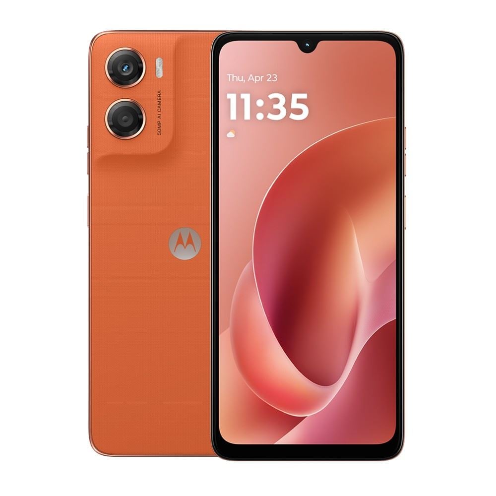 Celular Smartphone Motorola Moto G06 4G 128Gb 4Gb Ram - Laranja