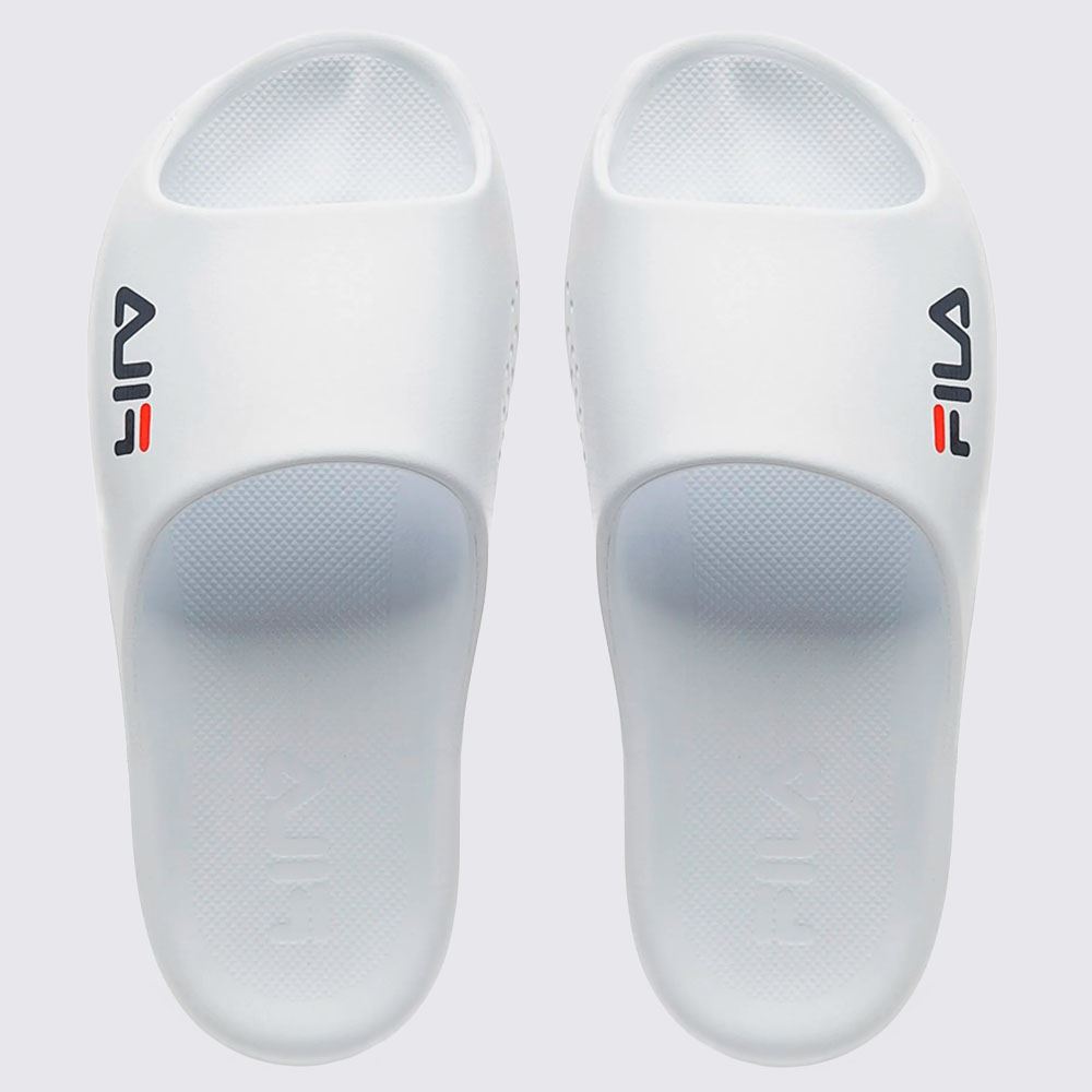 Chinelo Fila Masculino Drifter Foam Branco/Vermelho/Marinho