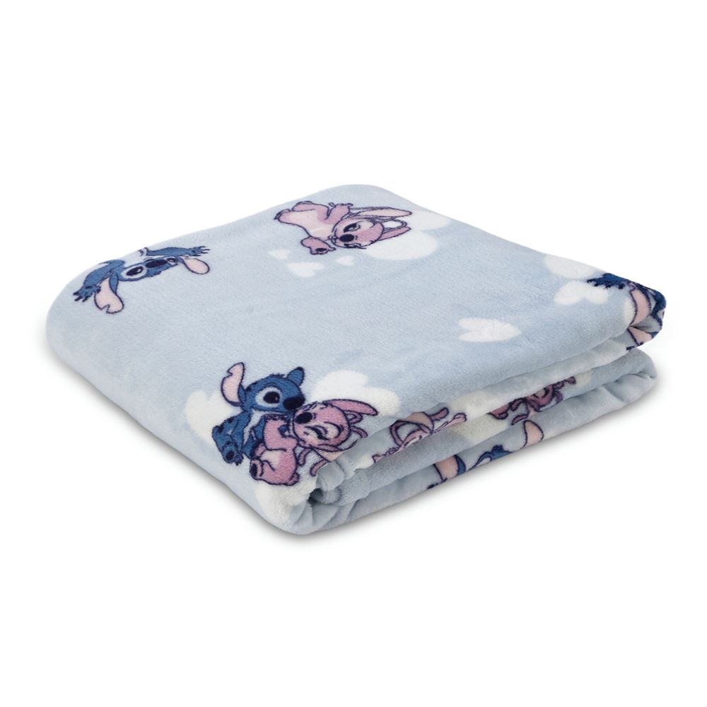 Cobertor Casal 100% Poliéster Disney - Stitch And Angel