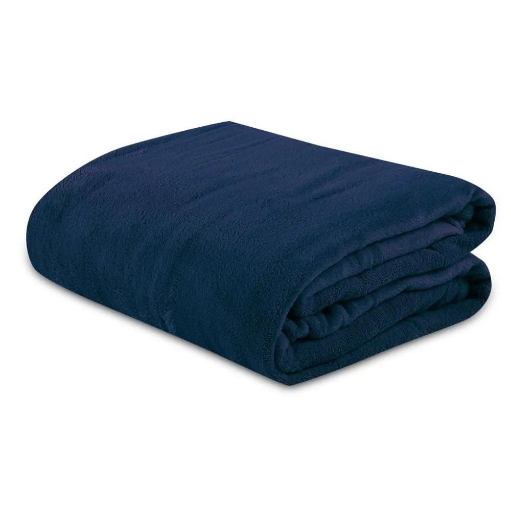 Cobertor Casal Microfibra Paris Havan Casa 1 Pç - Azul Midnight