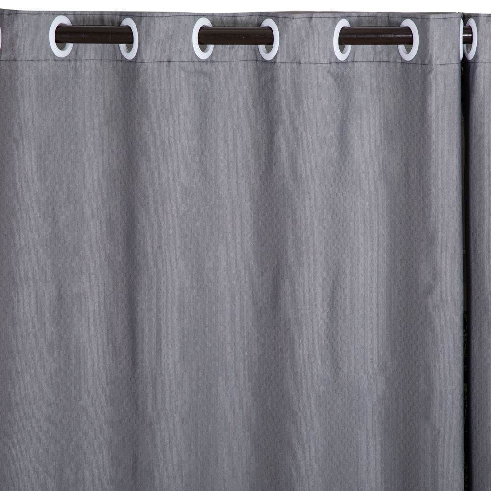 Cortina para Quarto e Sala 2,60X1,70 m Rústica Madri Havan Casa - Titanio