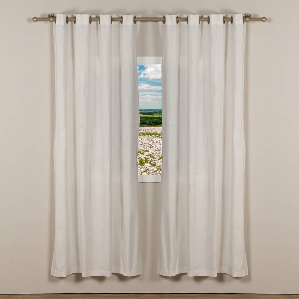 Cortina para Quarto e Sala 2,60X2,30 m Rústica Madri Havan Casa - Cru