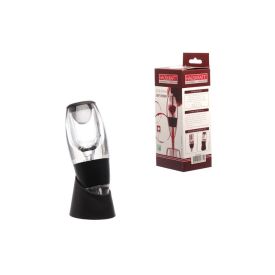 Aerador De Vinho Com Base 16 Cm - Transparente  