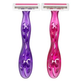 Aparelho De Depilar Soleil Rosa/Roxo 2 Unidades Bic - 919463