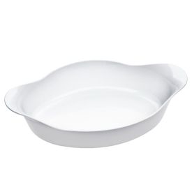 Assadeira Oval Opaline Marinex 1,85 Litros - Branca