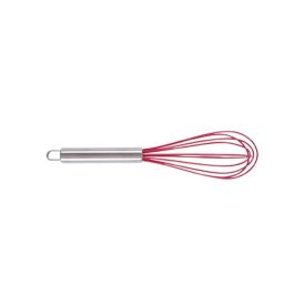 Batedor de Claras com Cabo Inox Havan Casa 25Cm - Vermelho
