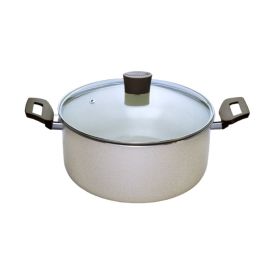 Caçarola Antiaderente Eko Multiflon 20Cm - Bege