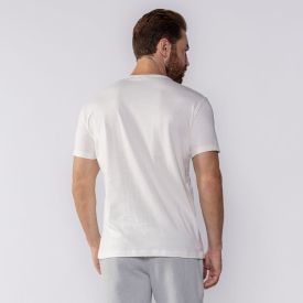 Camiseta Masculina De Algod&atilde;o Dixie Off White