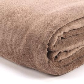 Cobertor Casal Microfibra Liso Paris Havan Casa - Taupe