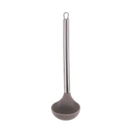 Concha Silicone Havan Casa com Cabo Inox 30Cm - Cinza