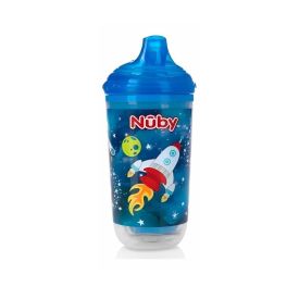 Copo Pisca-Pisca Com Bico Rígido Cajovil - Azul