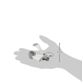 Cortador De Unhas Com Lupa Buba - Cinza