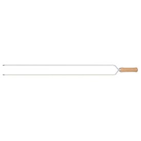 Espeto Duplo Aço Cromado 85Cm Mor - 3209