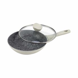 Frigideira Com Tampa Ibiza Havan Casa 24Cm - Baunilha