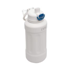 Garrafa Squeeze De Aço Inox Com Alça Adveture 1 Litro Lyor - Branco