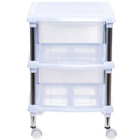 Gaveteiro De 2 Gavetas Com Rodízios Niquelplast - 6174
