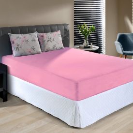 Jogo de Cama Casal Malha 100% Algod&atilde;o Solecasa 3 p&ccedil;s - Anne Rose
