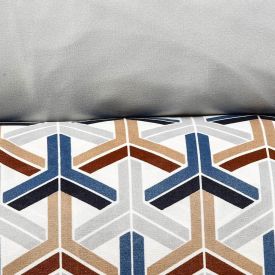 Jogo De Cama Casal Elegance Havan Casa 4 P&ccedil;s - Armi Cinza