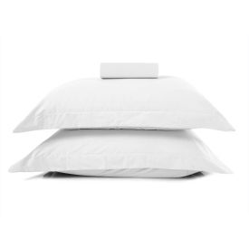 Jogo de Cama King Percal Buona Fortuna 3 p&ccedil;s - Branco liso