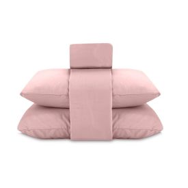 Jogo De Cama Queen Elegance Liso Havan Casa 4 Pe&ccedil;as - Rosa
