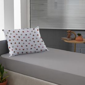 Jogo de Cama Solteiro Malha Havan Casa 2 p&ccedil;s - Amabile Rose