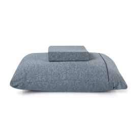 Jogo de Cama Solteiro 2 Pe&ccedil;as Mescla Milano - Cinza