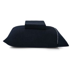 Jogo de Cama Solteiro 2 Pe&ccedil;as Mescla Milano - Preto