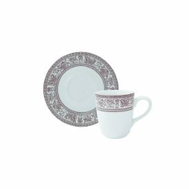 Jogo De Jantar Jardim Secreto Schmidt 30 Pe&ccedil;as - Porcelana