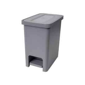 Lixeira Com Pedal Texas Dup 10,5 Litros - Cinza