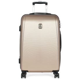 Mala De Viagem Grande Abs 360° Geneva Polo King - Champanhe