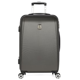 Mala de Bordo Abs 360° Geneva 10Kg Polo King - Grafite