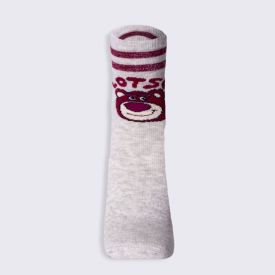 Meia Cano Longo Lotso Disney - CINZA 34/38