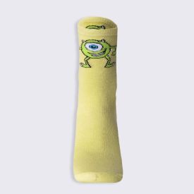 Meia Cano Longo Mike Wazowski Disney - VERDE 39/43