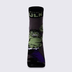 Meia Cano Longo Hulk Marvel - CINZA 39/43