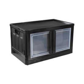 Organizador Dobrável Porta Dupla 30 Litros Arqplast - Preto