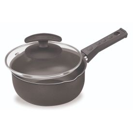 Panela De Alumínio Antiaderente Com Tampa De Vidro 16Cm - Fortaleza