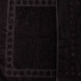 Tapete Piso Atoalhado para Banheiro 100% Algodão Havan Casa - Preto Prisma