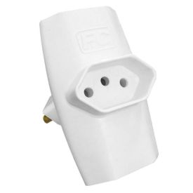 Pluge Branco 2P+T 10A Fc