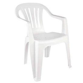 Cadeira de Plástico Mor Empilhável Bela Vista - Branco