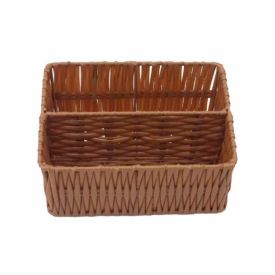 Porta-Guardanapos com Divisória Bambu Havan Casa - 19cm