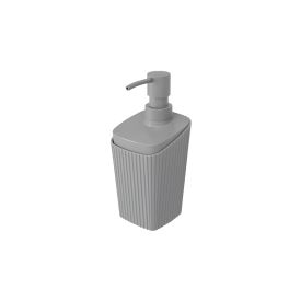 Porta Sabonete Líquido New Square Coza 350 Ml - Cinza Médio 