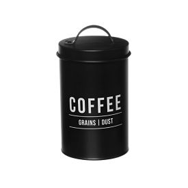 Pote Para Café De Aço Manhattan Hauskraft 1,2 Litros - Preto 