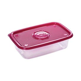 Pote Plasútil Pop Retangular 1,2 Litros - Rosa