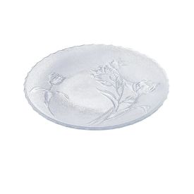 Prato De Bolo Bella Fiore Havan Casa 30 Cm - Transparente