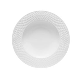 Prato Fundo Porcelana Val&ecirc;ncia Havan Casa 23Cm - Branco