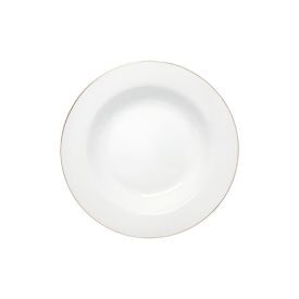 Prato Fundo Royal Filete Dourado Hauskraft - 22 Cm