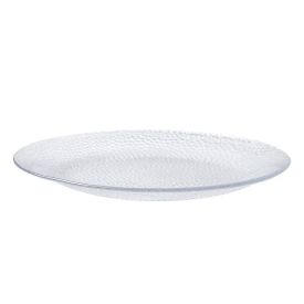 Prato de Sobremesa de Vidro Acqua Nadir 19Cm - Vidro