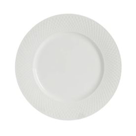 Prato Raso Porcelana Val&ecirc;ncia Havan Casa 27Cm - Branco